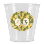 Rubber Duckie Camo Plastic Shot Glass (Personalized)