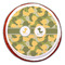 Rubber Duckie Camo Printed Icing Circle - Large - On Cookie