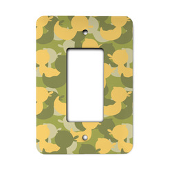 Rubber Duckie Camo Rocker Style Light Switch Cover - Single Switch