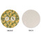 Rubber Duckie Camo Round Linen Placemats - APPROVAL (single sided)