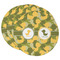 Rubber Duckie Camo Round Paper Coaster - Main