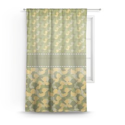 Rubber Duckie Camo Sheer Curtain - 50"x84"