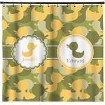 Rubber Duckie Camo Shower Curtain - Custom Size (Personalized)