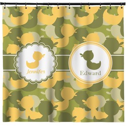 Rubber Duckie Camo Shower Curtain - Custom Size (Personalized)
