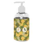 Rubber Duckie Camo Plastic Soap / Lotion Dispenser (8 oz - Small - White) (Personalized)