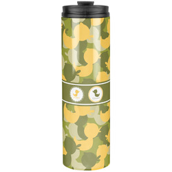 Rubber Duckie Camo Stainless Steel Skinny Tumbler - 20 oz (Personalized)