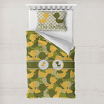 Rubber Duckie Camo Toddler Bedding w/ Multiple Names