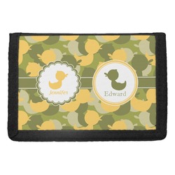 Rubber Duckie Camo Trifold Wallet (Personalized)