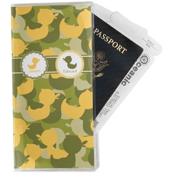 Rubber Duckie Camo Travel Document Holder