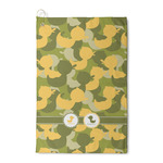 Rubber Duckie Camo Waffle Weave Golf Towel (Personalized)