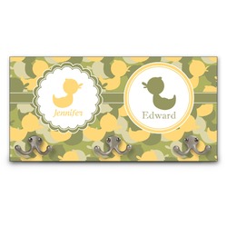 Rubber Duckie Camo Wall Mounted Coat Rack (Personalized)