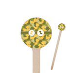 Rubber Duckie Camo 7.5" Round Wooden Stir Sticks - Single Sided (Personalized)