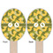 Rubber Duckie Camo Wooden Food Pick - Oval - Double Sided - Front & Back