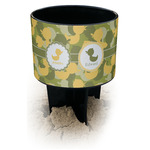 Rubber Duckie Camo Black Beach Spiker Drink Holder (Personalized)