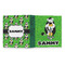 Cow Golfer 3 Ring Binders - Full Wrap - 1" - OPEN OUTSIDE