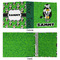 Cow Golfer 3 Ring Binders - Full Wrap - 2" - APPROVAL