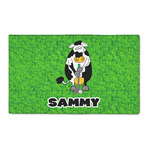 Cow Golfer 3' x 5' Patio Rug (Personalized)