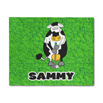 Cow Golfer 8' x 10' Patio Rug (Personalized)