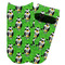 Cow Golfer Adult Ankle Socks - Single Pair - Front and Back