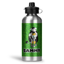 Cow Golfer Water Bottle - Aluminum - 20 oz (Personalized)