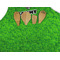 Cow Golfer Apron - Pocket Detail with Props