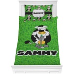 Cow Golfer Comforter Set - Twin XL (Personalized)