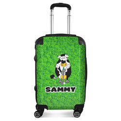 Cow Golfer Suitcase - 20" Carry On (Personalized)