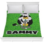 Cow Golfer Comforter - Full / Queen (Personalized)