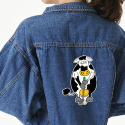 Cow Golfer Large Custom Shape Patch - 2XL