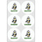 Cow Golfer Drink Topper - XLarge - Set of 6