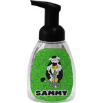 Cow Golfer Foam Soap Bottle - Black (Personalized)