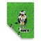 Cow Golfer Garden Flags - Large - Double Sided - FRONT FOLDED