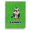 Cow Golfer Garden Flags - Large - Double Sided - FRONT