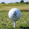 Cow Golfer Golf Ball - Non-Branded - Tee Alt