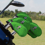 Cow Golfer Golf Club Iron Cover - Set of 9 (Personalized)