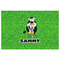 Cow Golfer Indoor / Outdoor Rug - 2'x3' - Front Flat