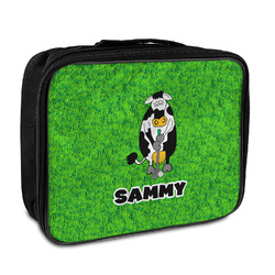 Cow Golfer Insulated Lunch Bag (Personalized)