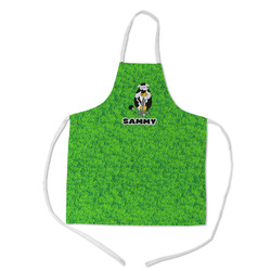 Cow Golfer Kid's Apron - Medium (Personalized)