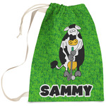 Cow Golfer Laundry Bag (Personalized)