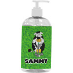 Cow Golfer Plastic Soap / Lotion Dispenser (16 oz - Large - White) (Personalized)