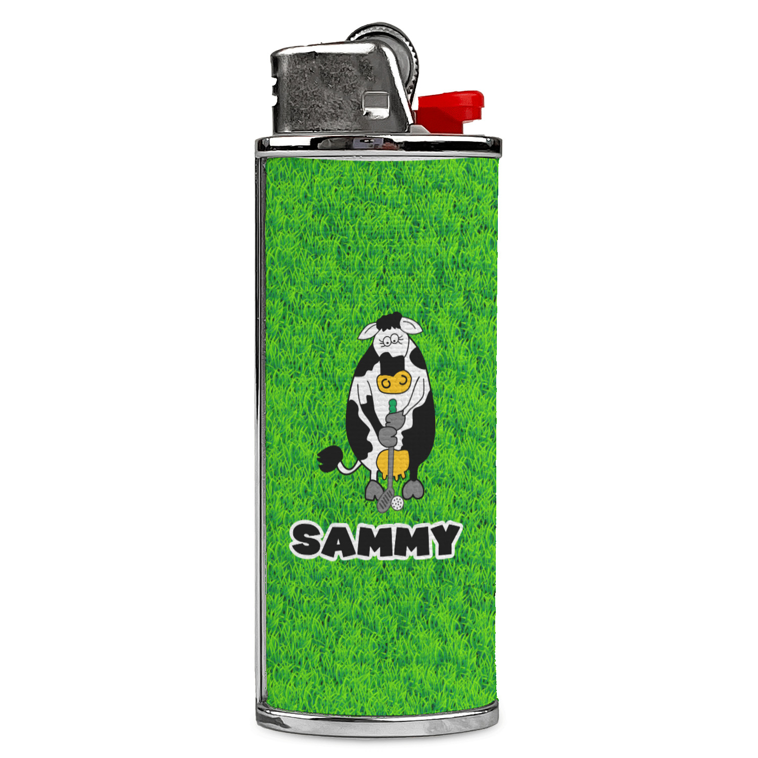 Cow Print Design Custom Case for BIC Lighters