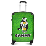 Cow Golfer Suitcase - 24" Medium - Checked (Personalized)