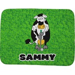 Cow Golfer Memory Foam Bath Mat - 48"x36" (Personalized)