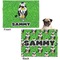 Cow Golfer Microfleece Dog Blanket - Regular - Front & Back