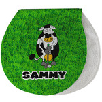 Cow Golfer Burp Pad - Velour w/ Name or Text