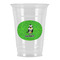 Cow Golfer Party Cups - 16oz - Front/Main