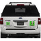 Cow Golfer Personalized Square Car Magnets on Ford Explorer