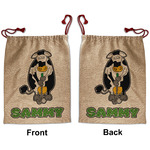 Cow Golfer Santa Sack - Front & Back (Personalized)