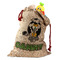 Cow Golfer Santa Bag - Front (stuffed w toys) PARENT