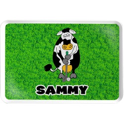 Cow Golfer Serving Tray (Personalized)